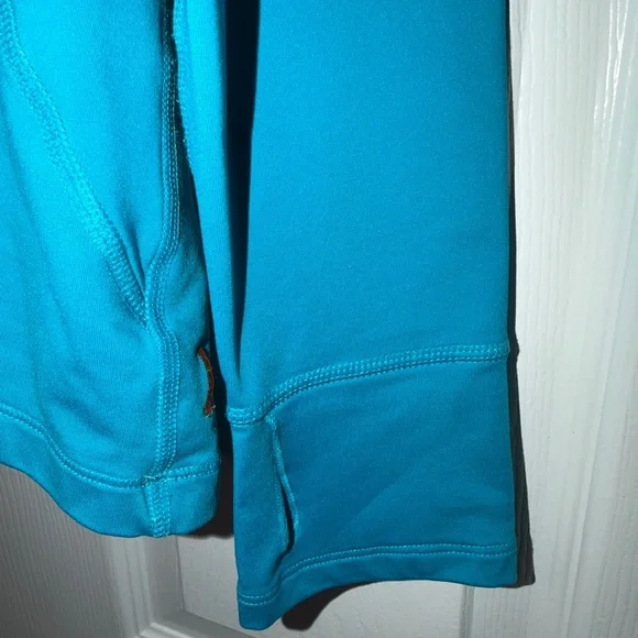 Lucy Active Turquoise Long Sleeve Hoodie - Picture 3 of 9